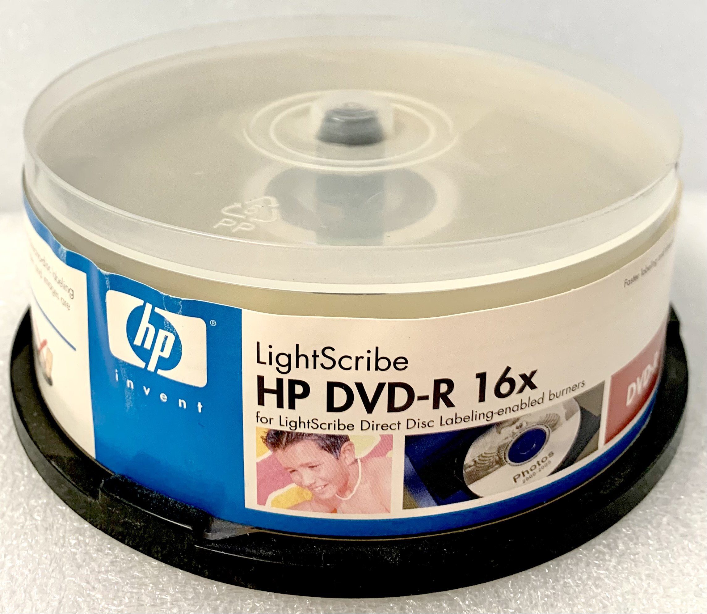 HP LightScribe DVD-R 16x Blank Media (LDM00052XM)