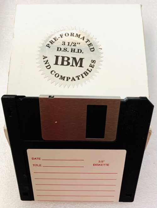 IBM Pre-Formatted 3.5” Floppy Diskettes DS/HD (10 Pack)