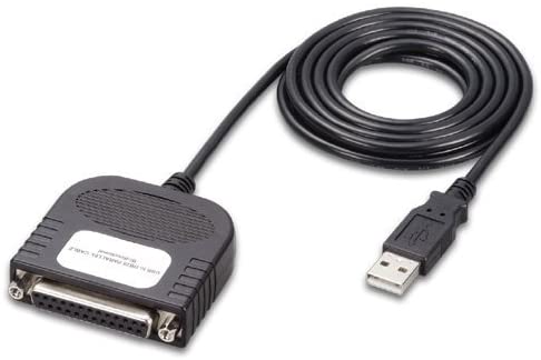 USB to DB25 25-Pin 6” Parallel Printer Cable Adapter Male Female Connector