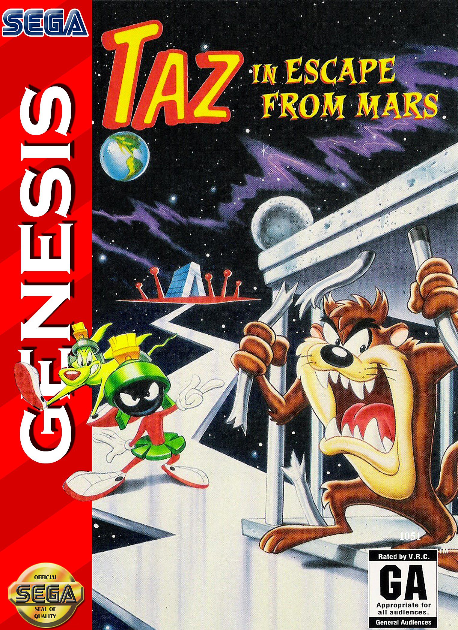 Taz in Escape from Mars for Sega Genesis