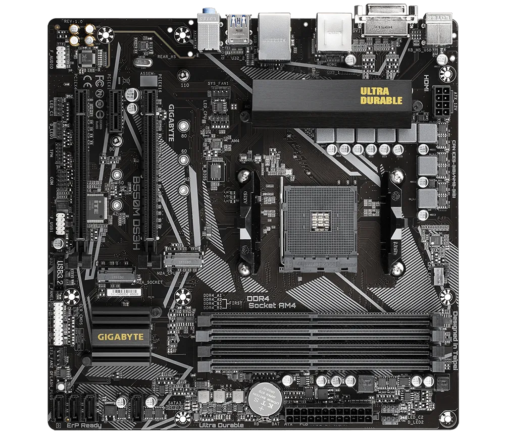 GIGABYTE B550M DS3H Motherboard