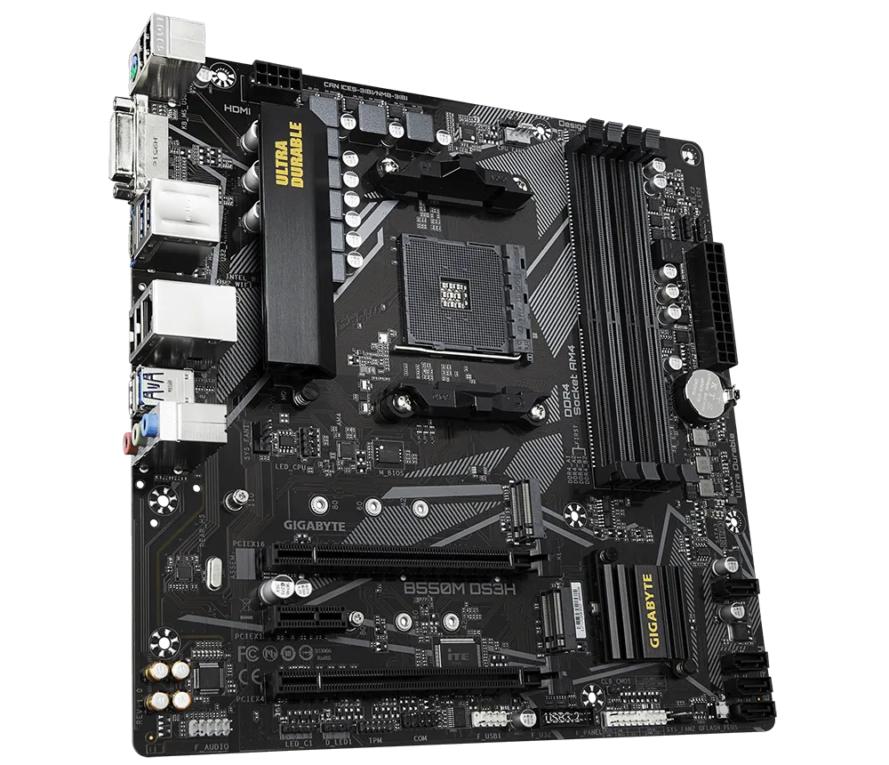 GIGABYTE B550M DS3H Motherboard