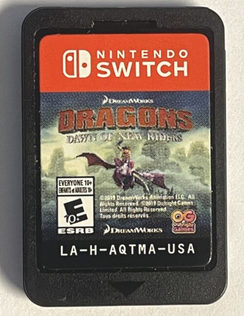 Dragons: Dawn of New Riders for Nintendo Switch (CARTRDIGE ONLY USED Video Game)