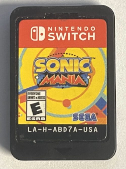 Sonic Mania for Nintendo Switch (CARTRDIGE ONLY USED Video Game)