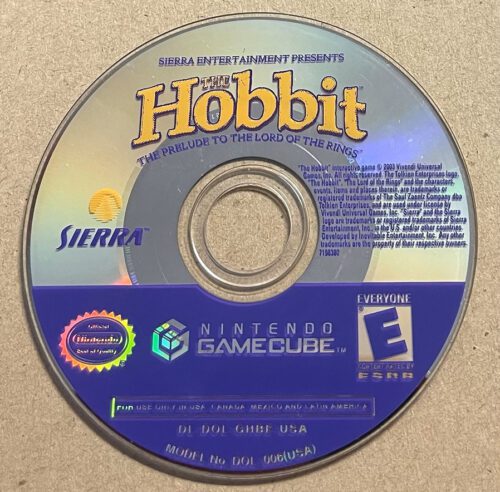The Hobbit: The Prelude to the Lord of the Rings for Nintendo GameCube (DISC ONLY USED Video Game)