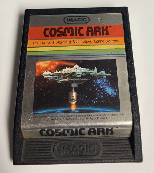 Cosmic Ark for Atari Video Computer System (Atari VCS)/Atari 2600 (CARTRIDGE ONLY USED Video Game)