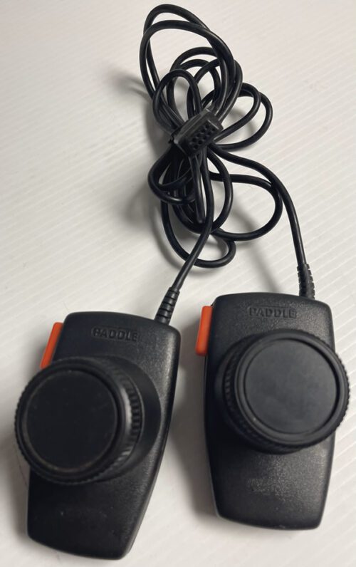 Gemini Paddle Controllers for ATARI 2600 Video Game System (USED)