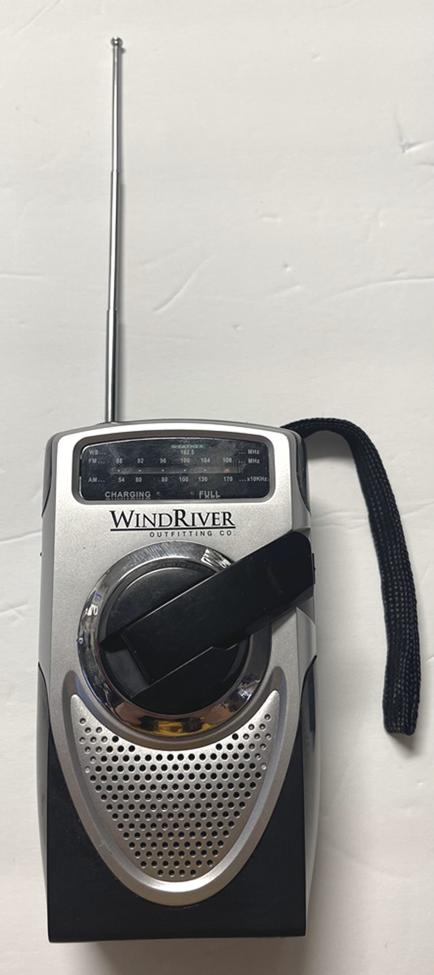 WindRiver Outdoor AM/FM/Weather Radio (Can Be Used With Batteries Or Wind-Up Self Charging) (USED) - Image 2