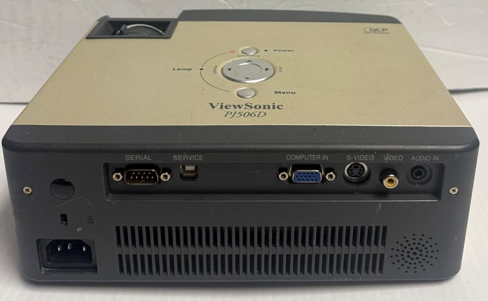 ViewSonic PJ506D DLP Projector (2000 LUMENS, SVGA Resolution 800 x 600) (USED) - Image 3