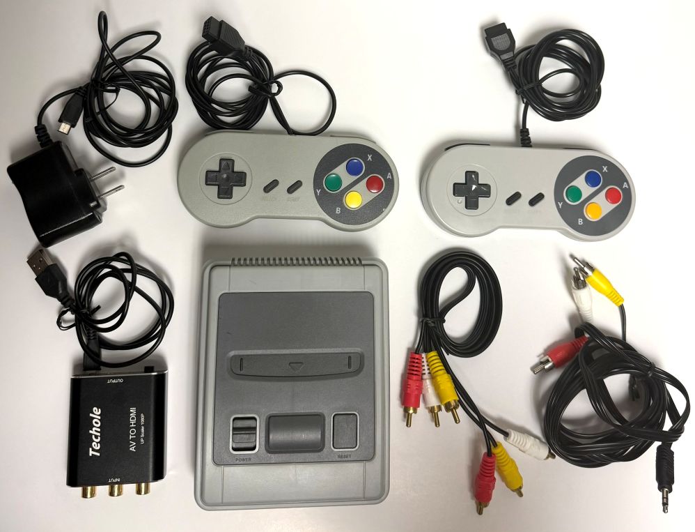 Super Mini SFC Classic Game Console with Built-in Games (USED Video Game Console)