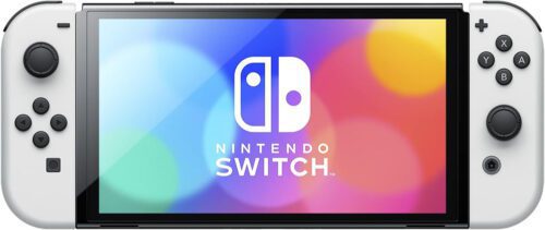 Nintendo Switch OLED Model Video Game Console with White Joy-Con (USED)