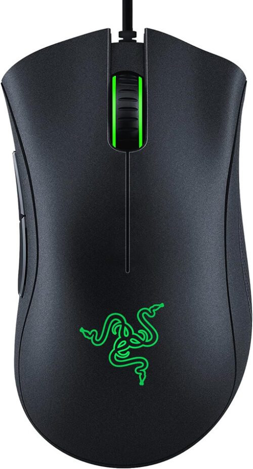 Razer DeathAdder Essential Wired Gaming Mouse 6400DPI Optical Sensor 5 Programmable Buttons (RZ01-03850300) (USED)